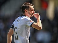 Partido entre el Burgos CF y el Córdoba CF celebrado en el estadio ‘El Plantío’, Burgos.
Gol de Atienza del Burgos
RICARDO ORDÓÑEZ - 22/03/2026