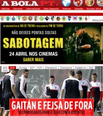 Portadas de la prensa extranjera