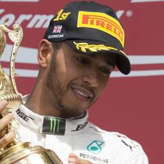 Hamilton: "Ojalá todo siga así y podamos alcanzar a Nico"