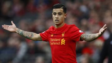 Coutinho, en el Liverpool.