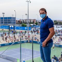 Rafa Nadal, aficionado de lujo en el torneo "Rafa Nadal Open"