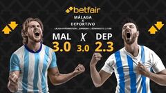 Málaga CF vs. RC Deportivo: horario, dónde ver, pronósticos y clasificación