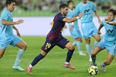 Raony Bardghi FC Barcelona em ação Duração entre o ProPire entre o FC Barcelona e o Daegu FC.