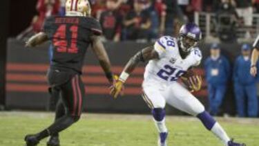 Adrian Peterson, running back de Minnesota Vikings.