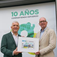 La ONCE dedica el cupón al 10ªAniversario de la Fundación Trinidad Alfonso