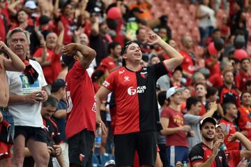 Gran ambiente en la final de la Copa Sudamericana. 