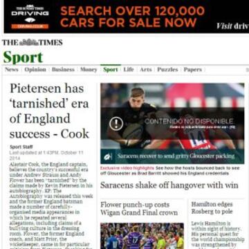 Portadas de la prensa extranjera