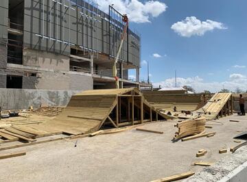 Así se construyó el skatepark outdoor de X-Madrid.