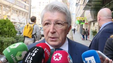 Cerezo habla del recibimiento del Metropolitano a Courtois y Morata