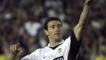 Kily González en su etapa en el Valencia