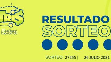 Resultados y números ganadores de hoy de la Lotería Tris Extra | 26 de julio