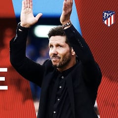 Simeone renueva con el Atlético de Madrid hasta 2020