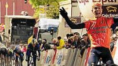 David Herrero se estrena bajo la nieve y el granizo