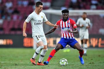 Thomas Partey y Giovani Lo Celso.