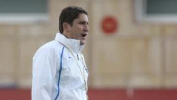 <b>EN MENTE.</b> Garrido sólo piensa en vencer a Málaga y Racing antes del parón.