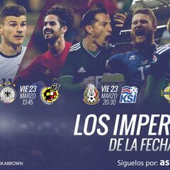 Los 10 partidos imperdibles de la Fecha FIFA este fin de semana