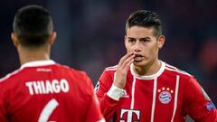 Conexión James-Thiago, clave para la vuelta en el Bernabéu