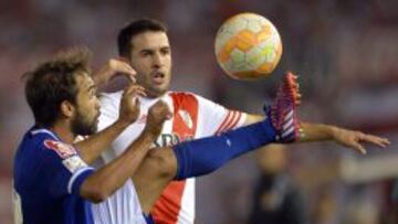 Imagen del partido de ida entre River Plate y Cruzeiro. EFE/Juan Ignacio Roncoroni