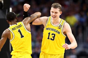 Las imágenes del triunfo de los Wolverines en el Final Four