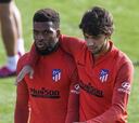 Simeone mantiene a Lemar por delante de Vitolo
