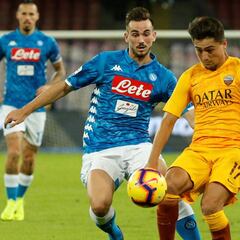 Con Ospina, Napoli salva un punto ante la Roma en el final