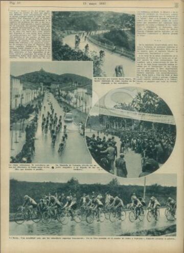 Recorrido por las mejores im¨¢genes de la I Vuelta a Espa?a a trav¨¦s de la edici¨®n de AS Semanal de 1935.