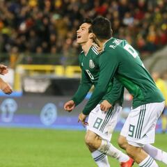 México saca el empate en Bélgica de la mano del ‘Chucky’