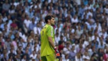 Casillas recibió los pitos de buena parte del Bernabéu el pasado sábado en el Real Madrid-Valencia.
