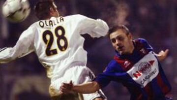 Roberto Cuevas, contra el Real Madrid en 2004