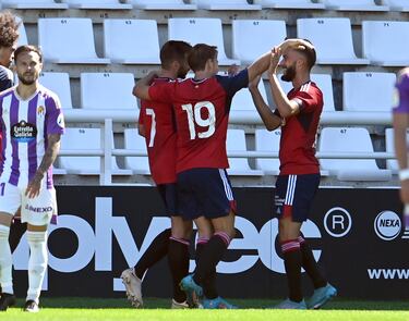 Osasuna castiga cada error del Pucela