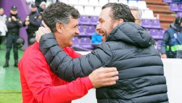 Mendilibar y Sergio, en su último enfrentamiento.