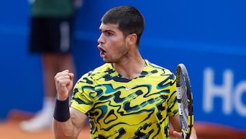 The young Spanish star won the ninth title of his career after defeating Stefanos Tsitsipas in two sets in the Trofeo Conde de Godó final.