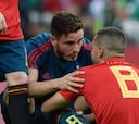 Saúl consoló a Koke: "Toca mirar al frente con coraje y superarlo"