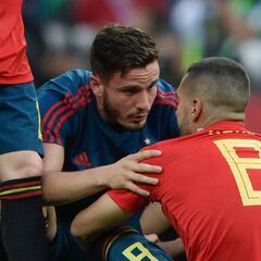 Saúl consoló a Koke: "Toca mirar al frente con coraje y superarlo"