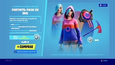Fortnite: así es Iris, el nuevo skin y su pack; precio y contenido
