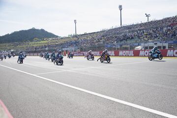 El GP de Japón se corrió en las primeras cuatro ediciones  en el circuito de Suzuka, y las dos siguientes en Fuji Speedway. En 1999 y desde 2004 hasta la actualidad, el Gran Premio se trasladó al circuito Twin Ring Motegi, y en los años restantes se disputó en Suzuka.