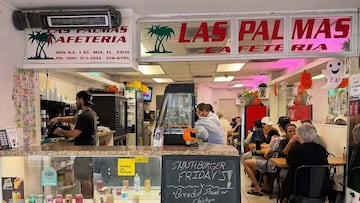 Tras 45 años de servicio, a mediados de noviembre, Las Palmas Restaurant, ubicado en el centro de Miami, Florida, cerró sus puertas.