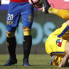Terrible lesión de Leyton marca duelo de Unión y Everton