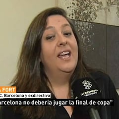 Una exdirectiva del Barça: "No debería jugar la final de Copa"