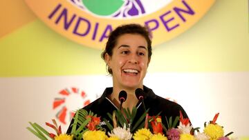 Carolina Mar¨ªn vuelve a escena en la India ante Okuhara