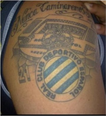 36 tatuajes de escudos de fútbol que te sorprenderán