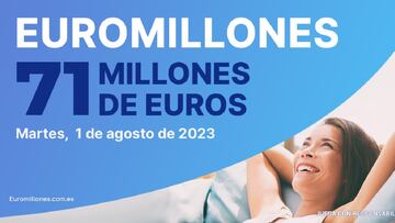 Euromillones: comprobar los resultados del sorteo de hoy, martes 1 de agosto