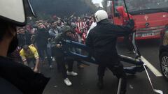 Batalla campal antes del derbi asturiano