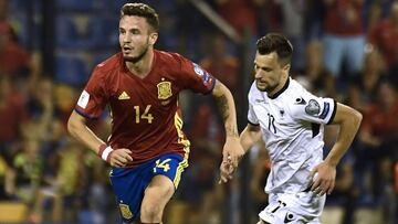 Saúl Ñíguez fue titular con la Absoluta por primera vez