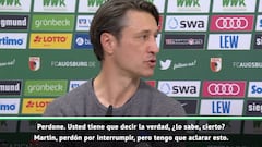 El tenso momento del DT del Bayern con un periodista