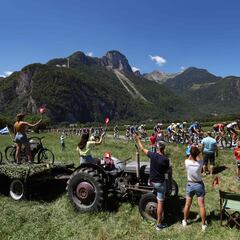 La llegada de las montañas al Tour en imágenes