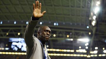 Clarence Seedorf durante la final de la Champions League en Cardiff.