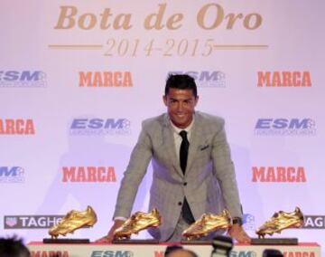 Cristiano Ronaldo gana su cuarta Bota de Oro