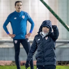 Marcelino rompe su silencio tras su primera sesión en Lezama