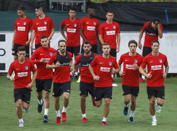 El Atlético vuelve al trabajo en su primer entrenamiento de pretemporada